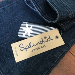 NWT Splendid High Rise stretch wide leg jean